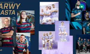 Pogoń Szczecin prezentuje nowe barwy miasta na sezon 23/24. Zobaczcie zawodników w nowych strojach!