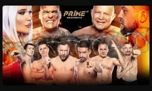 Gala PRIME 16: zacięta walka, groźne spojrzenia i determinacja zawodników.