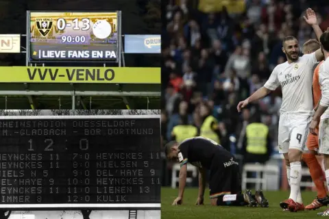 Najwyższy wynik w historii piłki nożnej, który zszokował świat futbolu