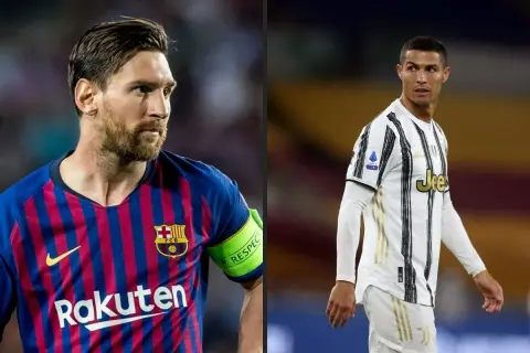 Messi w koszulce Barcelony i Ronaldo w stroju Juventusu. Wiek tych legend to temat dyskusji, ale ich gra mówi sama za siebie.